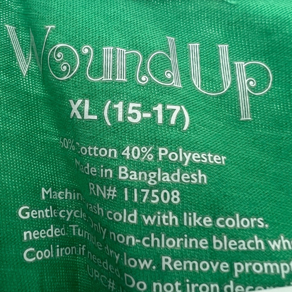 Wound Up Green Graphic Care Tag Tee - Picture 3 of 3